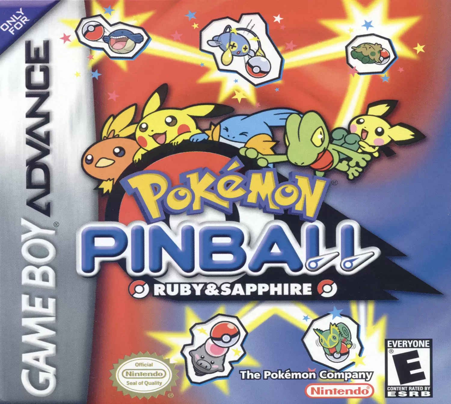 Jeux Game Boy Advance - Pokémon Pinball Ruby & Sapphire