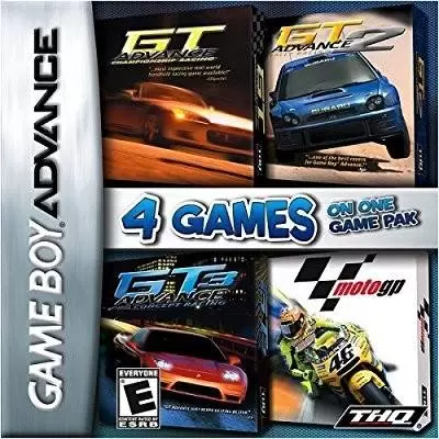 Jeux Game Boy Advance - Racing 4-Pack: GT Advance 1, 2, 3, & Moto GP