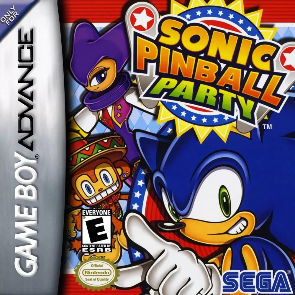 Game Boy Advance Games - Sonic Pinball Party