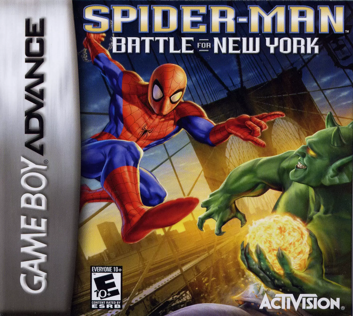 Jeux Game Boy Advance - Spider-Man: Battle for New York