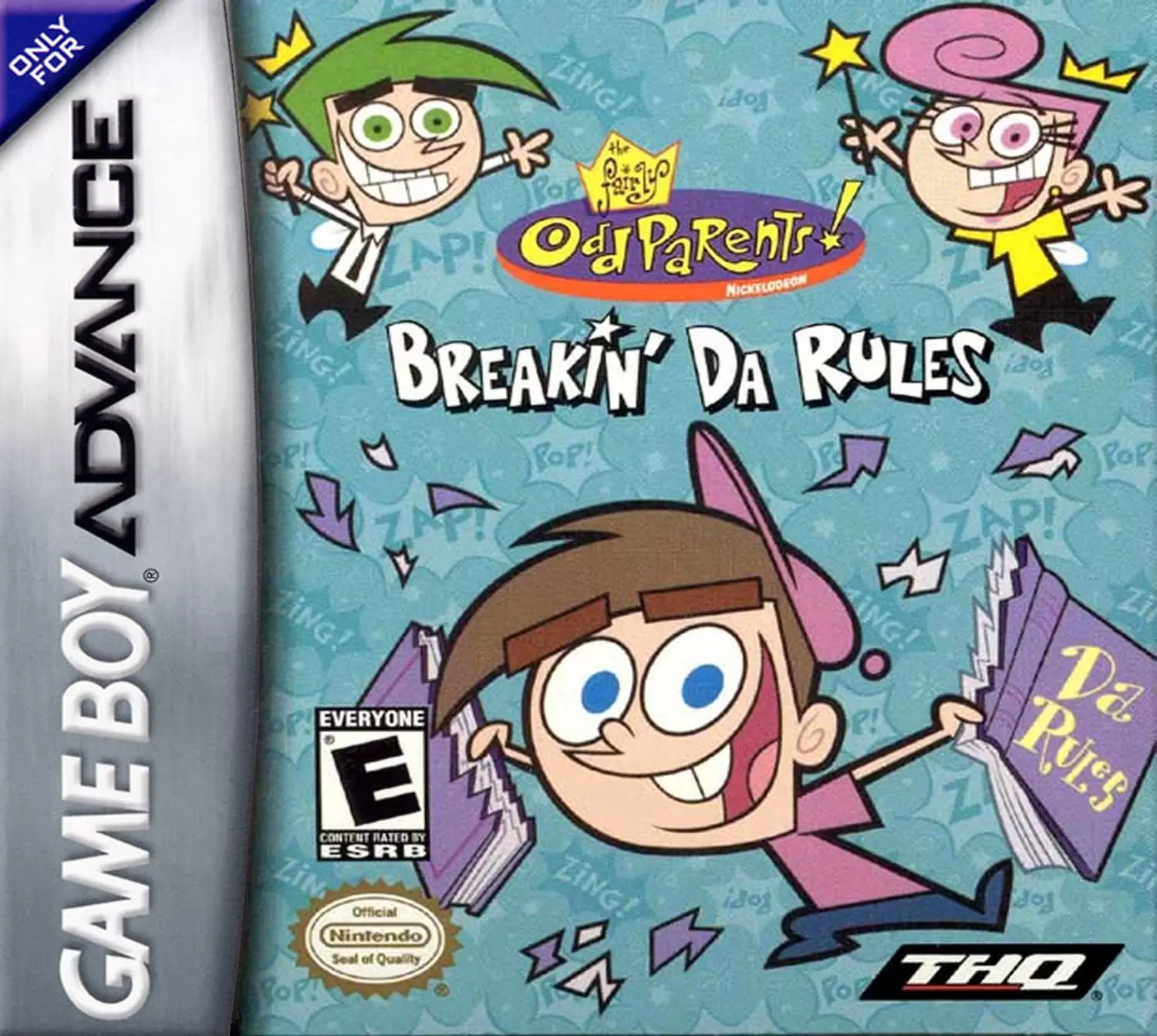 Jeux Game Boy Advance - The Fairly OddParents: Breakin da Rules