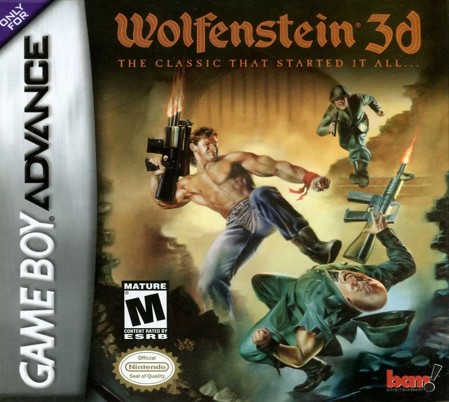 Jeux Game Boy Advance - Wolfenstein 3D