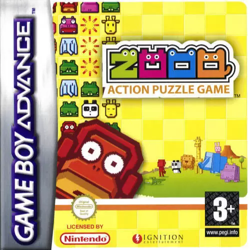 Jeux Game Boy Advance - Zooo: Action Puzzle Game