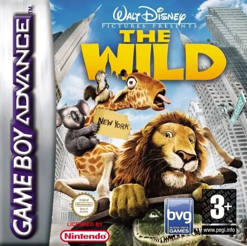Game Boy Advance Games - Disney\'s The Wild