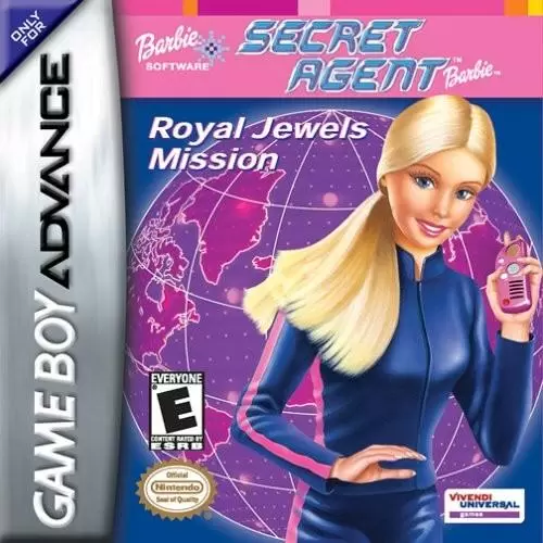 Game Boy Advance Games - Secret Agent Barbie: Royal Jewels Mission