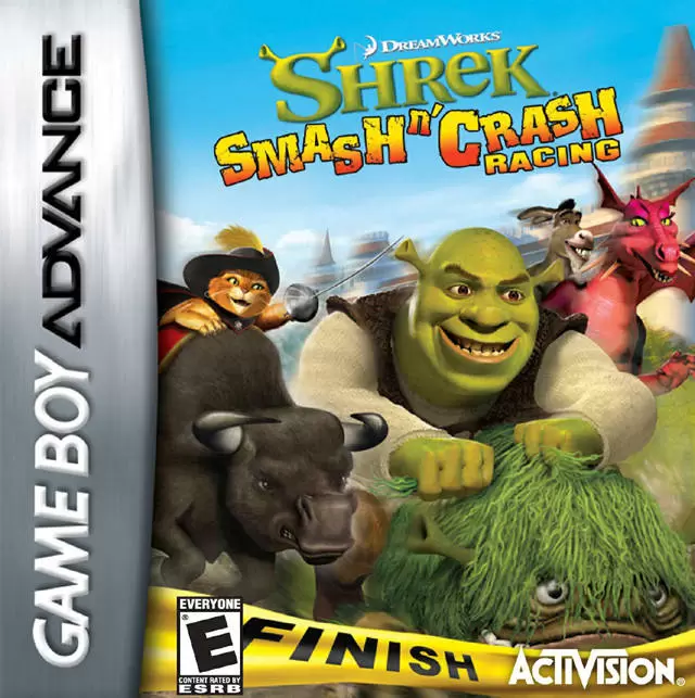 Game Boy Advance Games - Shrek: Smash n\' Crash Racing