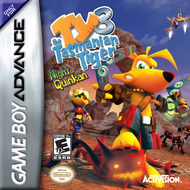 Jeux Game Boy Advance (GBA) - Ty the Tasmanian Tiger 3: Night of the Quinkan