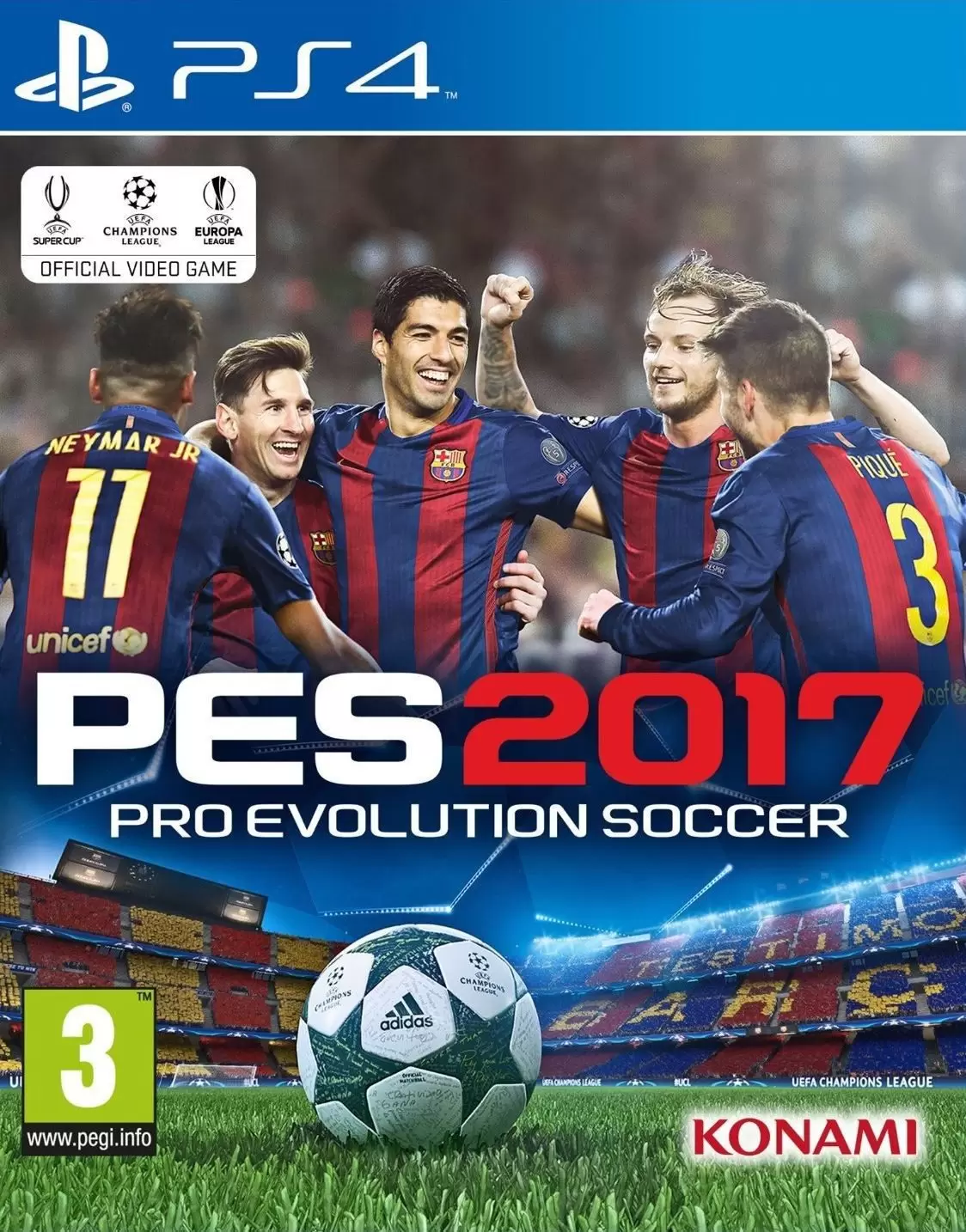 Jeux PS4 - PES 2017 Pro Evolution Soccer