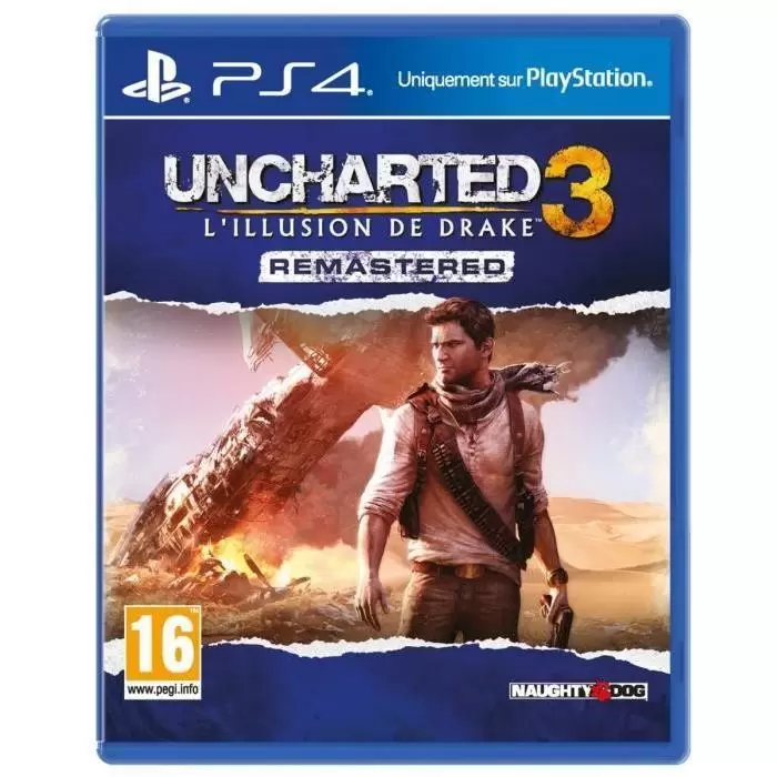 Jeux PS4 - Uncharted 3: Drake’s Deception Remastered