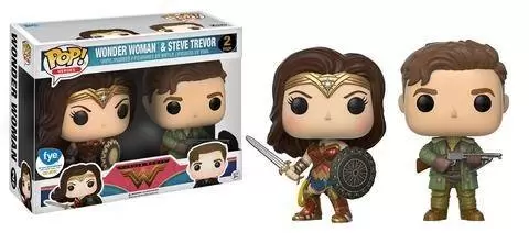 POP! Heroes - Wonder Woman And Steve Trevor 2 Pack