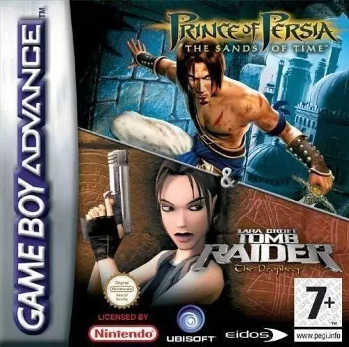 Jeux Game Boy Advance - 2 in 1 - Prince of Perisa: The Sands of Time & Tomb Raider: The Prophecy