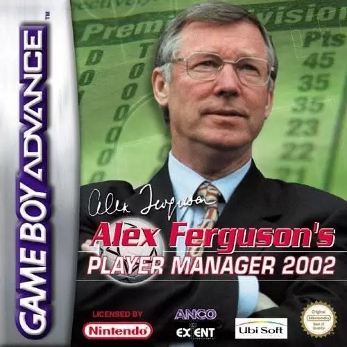Game Boy Advance Games - Alex Ferguson\'s Player Manager 2002