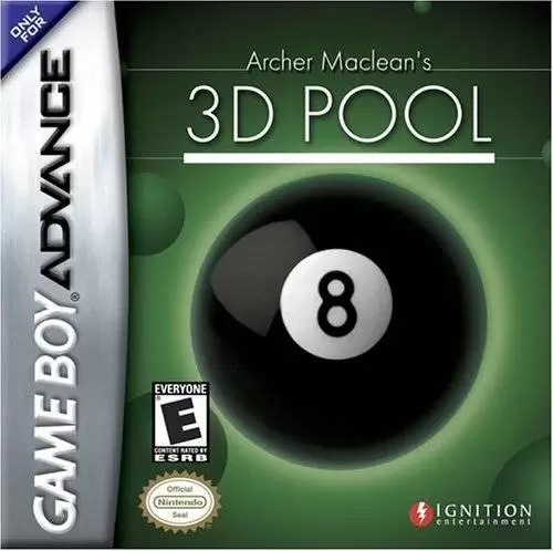 Jeux Game Boy Advance - Archer Maclean\'s 3D Pool