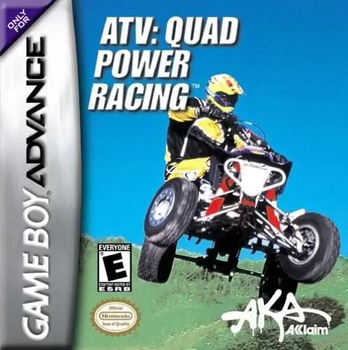 Jeux Game Boy Advance - ATV: Quad Power Racing