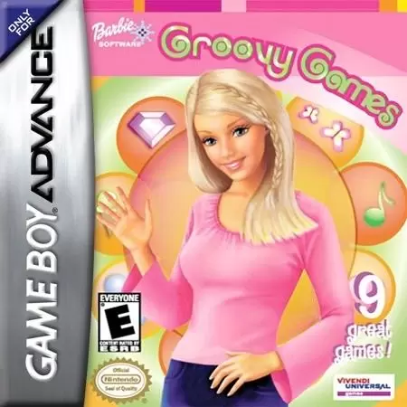 Game Boy Advance Games - Barbie Software: Groovy Games