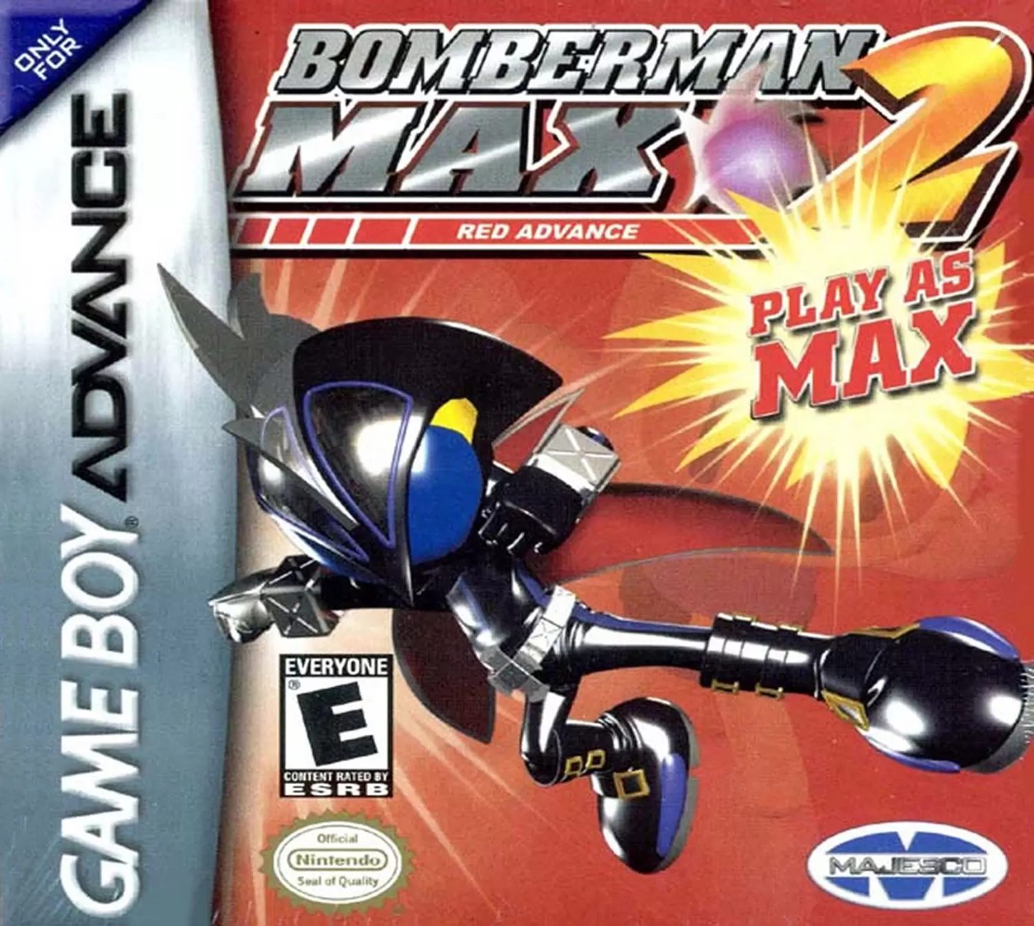 Jeux Game Boy Advance - Bomberman Max 2 Red Advance