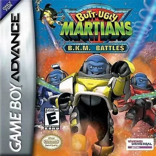 Jeux Game Boy Advance - Butt Ugly Martians: B.K.M. Battles
