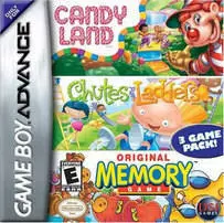 Jeux Game Boy Advance - CandyLand / Chutes & Ladders / Original Memory Game