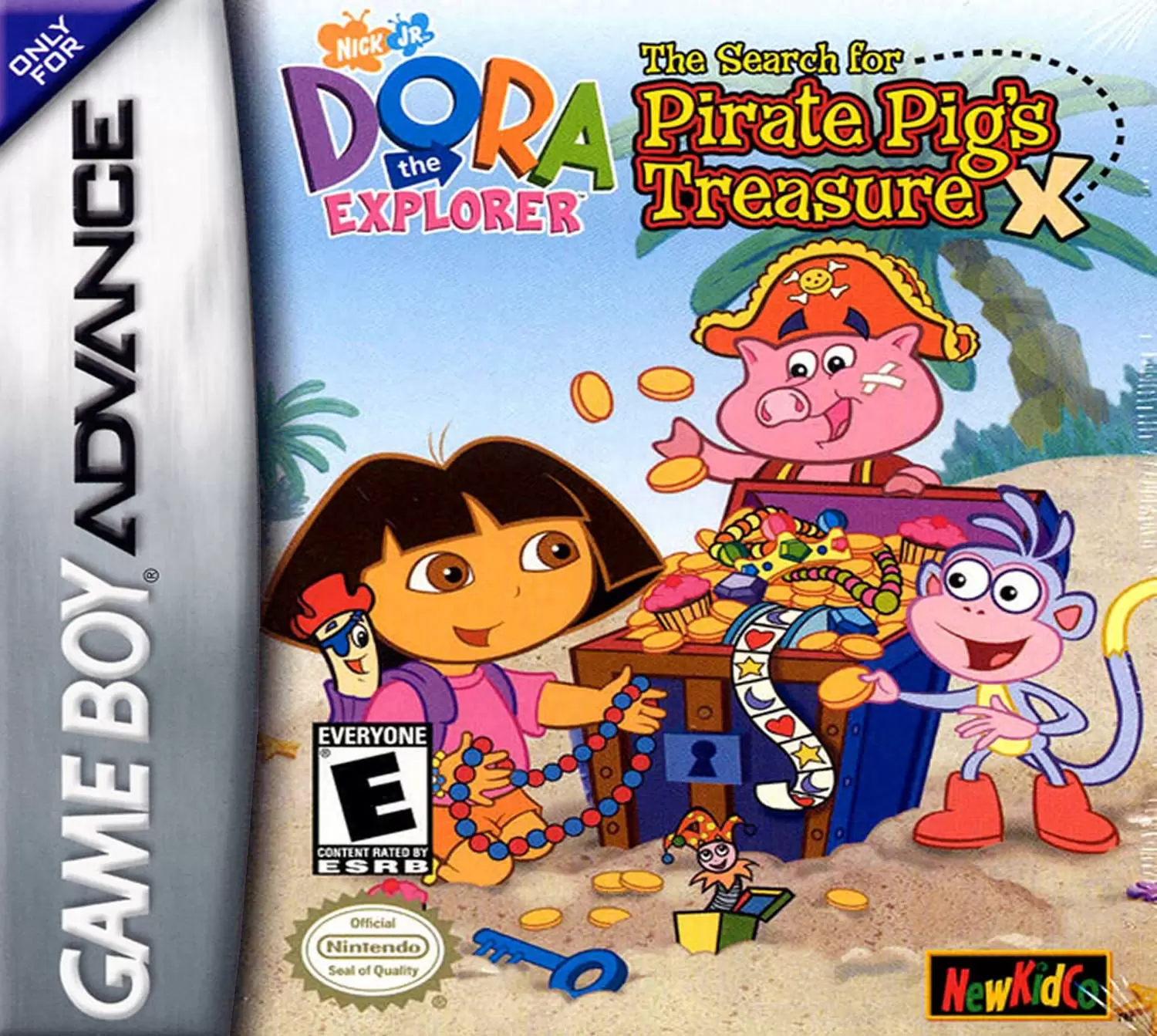 Jeux Game Boy Advance - Dora the Explorer: The Search for Pirate Pig\'s Treasure