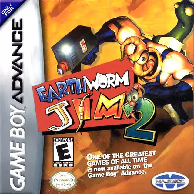 Jeux Game Boy Advance - Earthworm Jim 2
