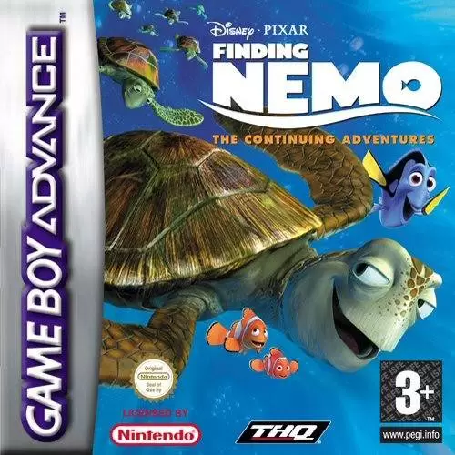 Jeux Game Boy Advance - Finding Nemo: The Continuing Adventures