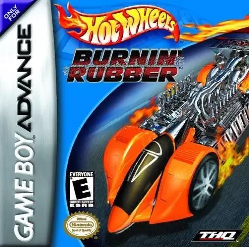 Jeux Game Boy Advance - Hot Wheels: Burnin\' Rubber
