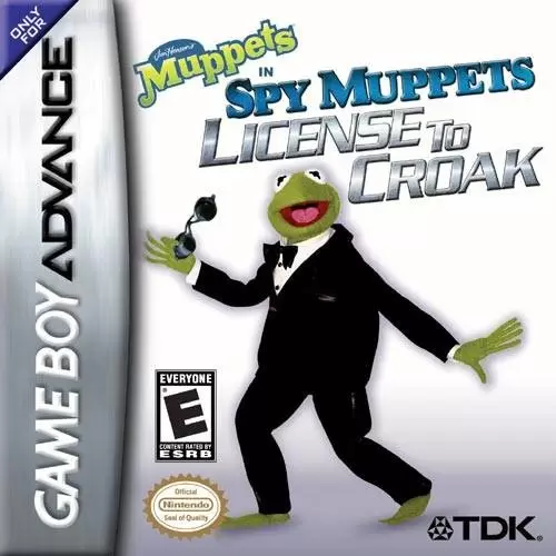 Jeux Game Boy Advance - Jim Henson\'s Muppets in Spy Muppets: License to Croak