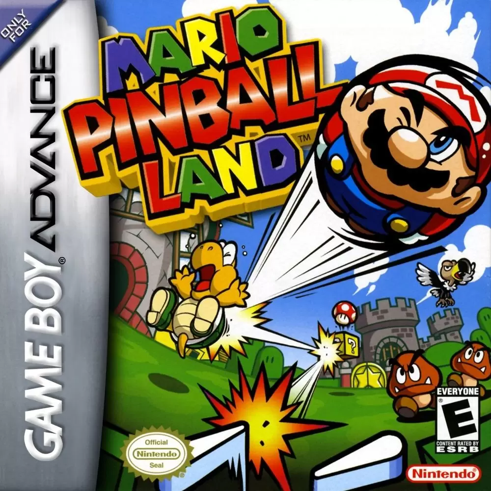 Game Boy Advance Games - Mario Pinball Land