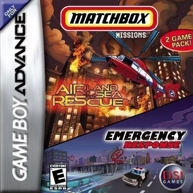 Jeux Game Boy Advance (GBA) - Matchbox Missions: Air, Land and Sea Rescue & Emergency Response