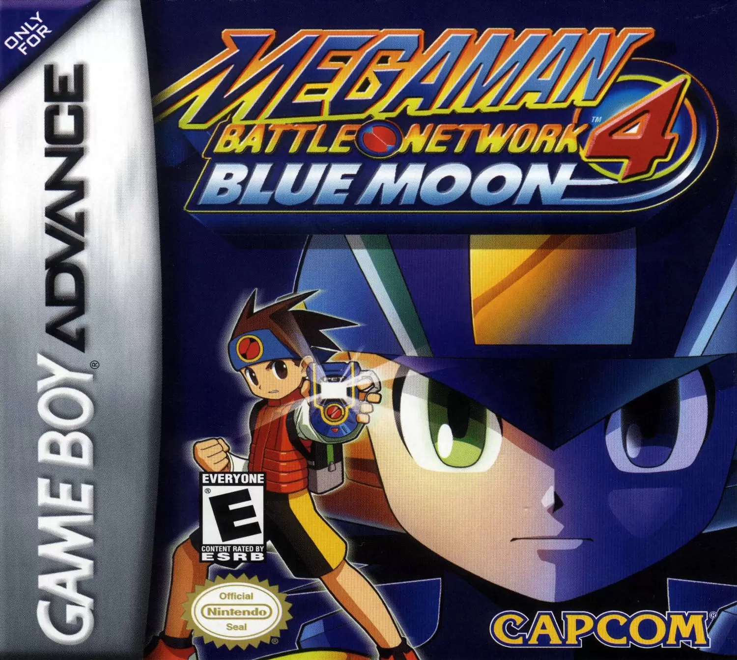 Jeux Game Boy Advance - Mega Man Battle Network 4: Blue Moon