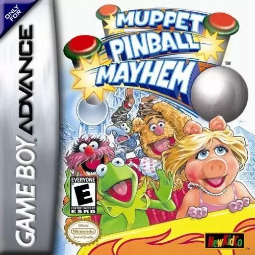 Jeux Game Boy Advance - Muppet Pinball Mayhem