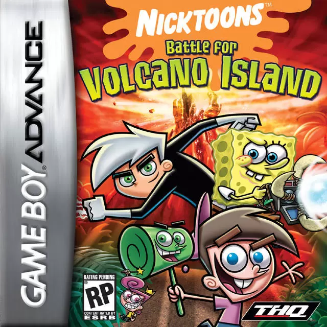 Game Boy Advance Games - Nicktoons: Battle for Volcano Island