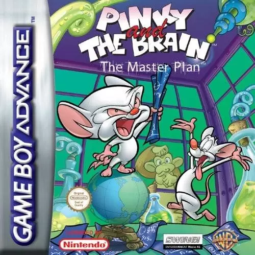 Jeux Game Boy Advance (GBA) - Pinky and the Brain: The Master Plan