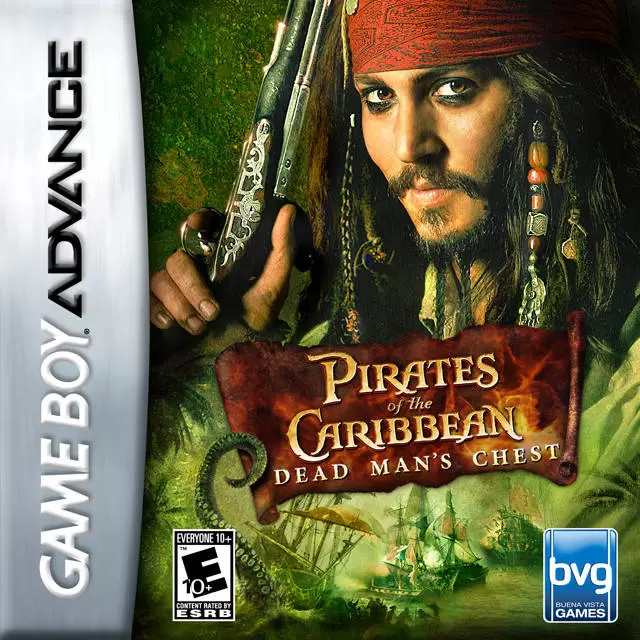 Jeux Game Boy Advance - Pirates of the Caribbean: Dead Man\'s Chest