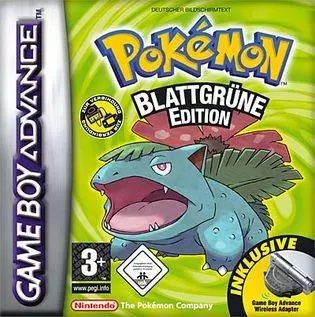 Game Boy Advance Games - Pokemon Blattgrüne Edition