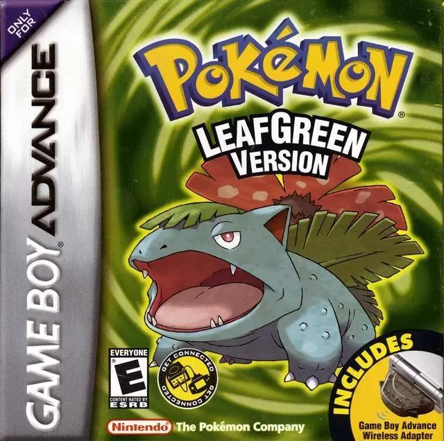 Jeux Game Boy Advance - Pokémon LeafGreen Version