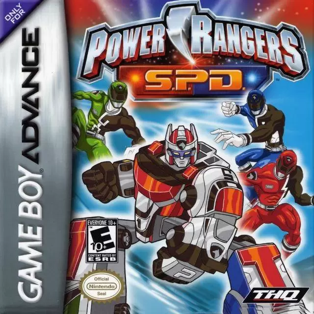 Jeux Game Boy Advance - Power Rangers: S.P.D.
