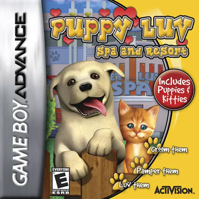 Jeux Game Boy Advance - Puppy Luv: Spa and Resort