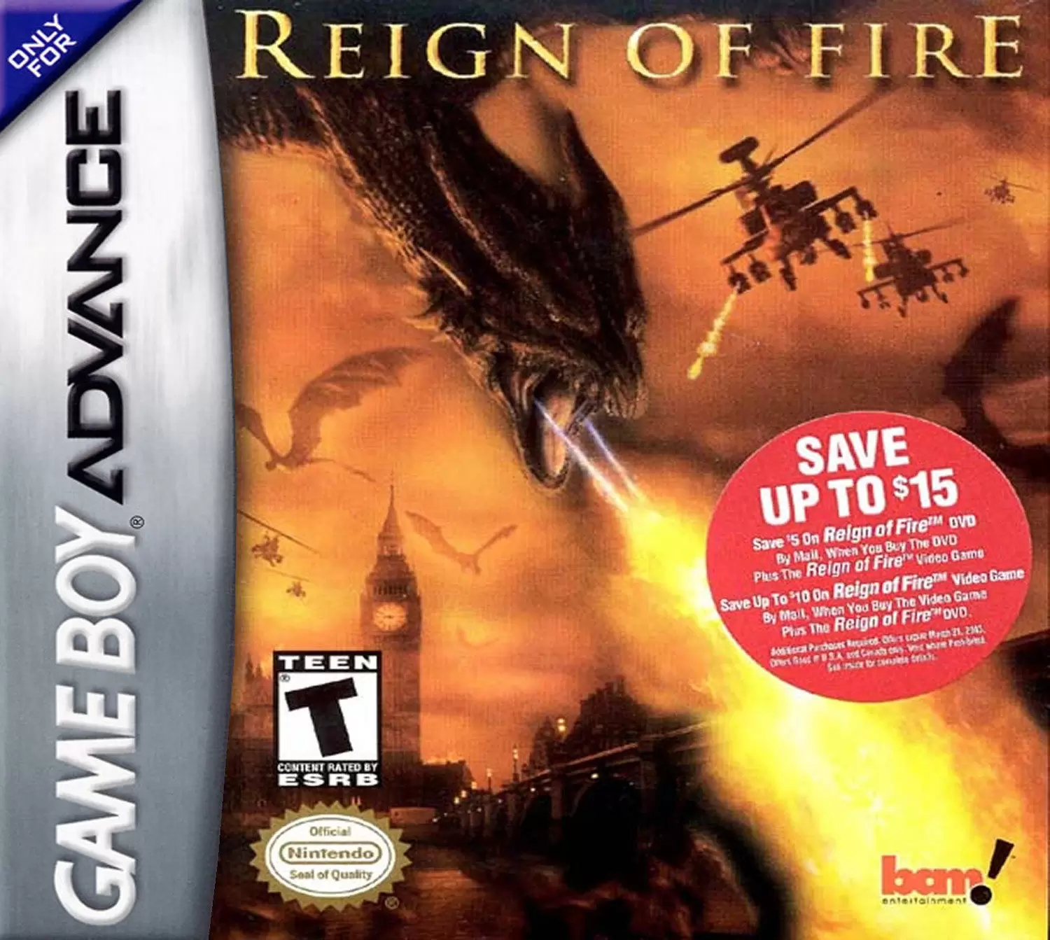 Jeux Game Boy Advance - Reign of Fire