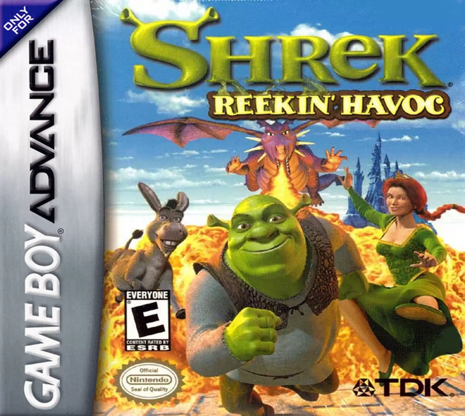 Jeux Game Boy Advance - Shrek: Reekin\' Havoc