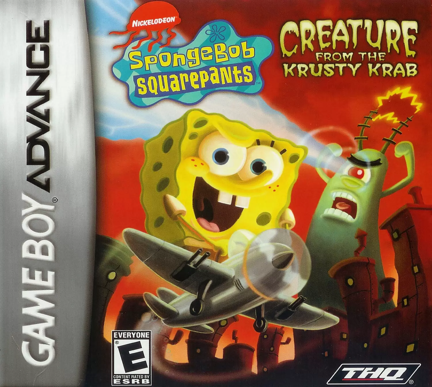 Jeux Game Boy Advance - SpongeBob SquarePants: Creature from the Krusty Krab