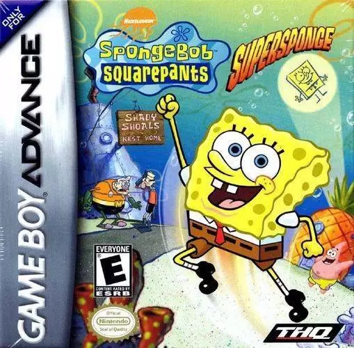 Game Boy Advance Games (GBA) - SpongeBob SquarePants: SuperSponge