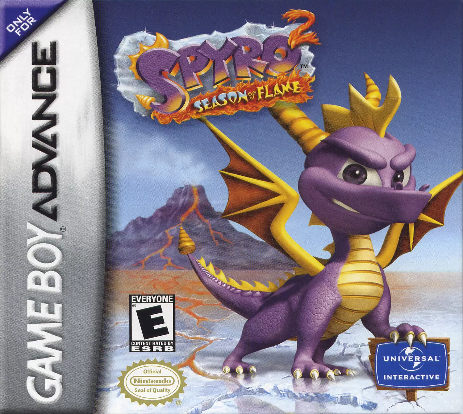 Jeux Game Boy Advance - Spyro 2: Season of Flame