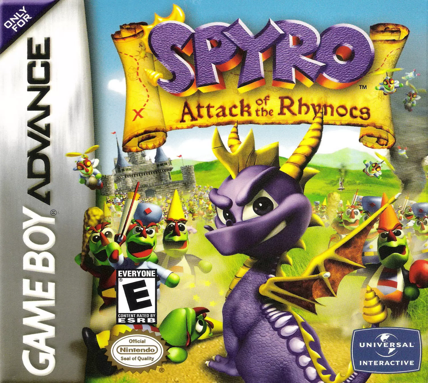 Jeux Game Boy Advance - Spyro: Attack of the Rhynocs