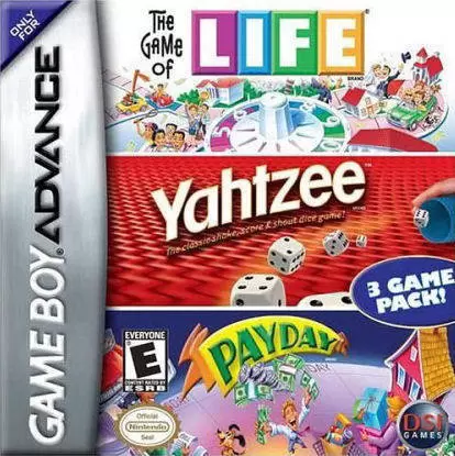 Jeux Game Boy Advance - The Game of Life / Yahtzee / Payday