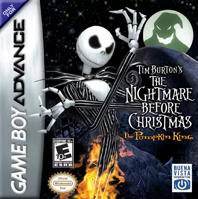 Jeux Game Boy Advance - The Nightmare Before Christmas: The Pumpkin King