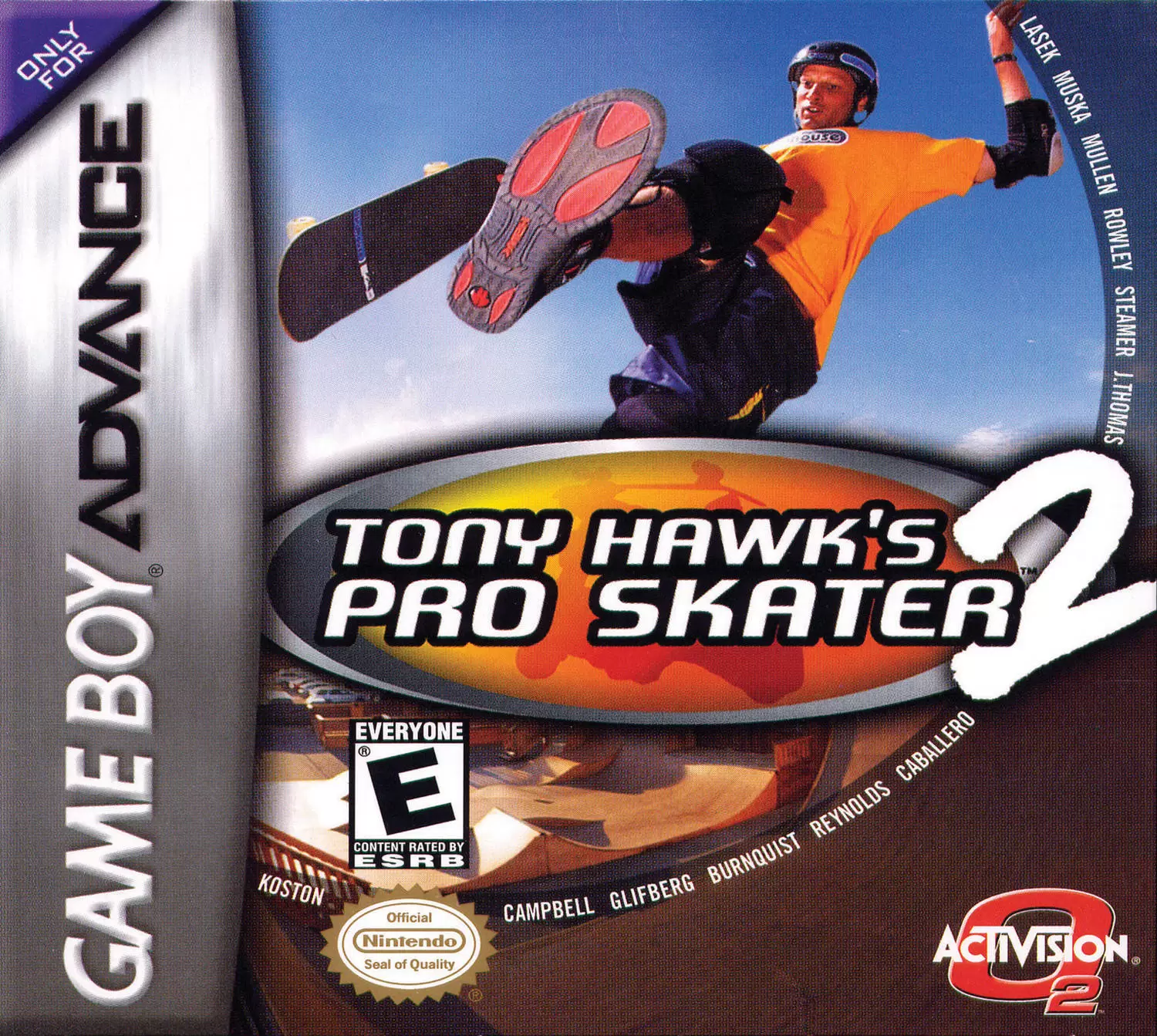 Jeux Game Boy Advance - Tony Hawk\'s Pro Skater 2
