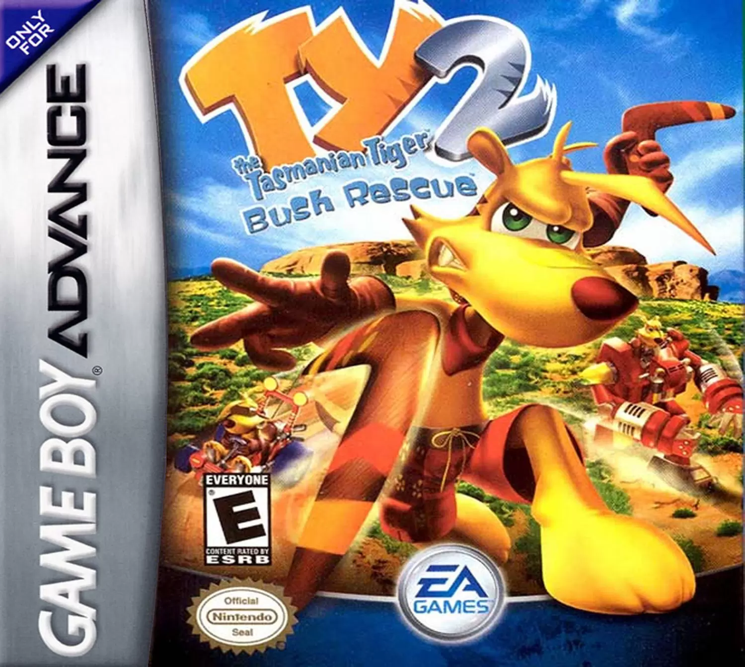Jeux Game Boy Advance - Ty the Tasmanian Tiger 2: Bush Rescue