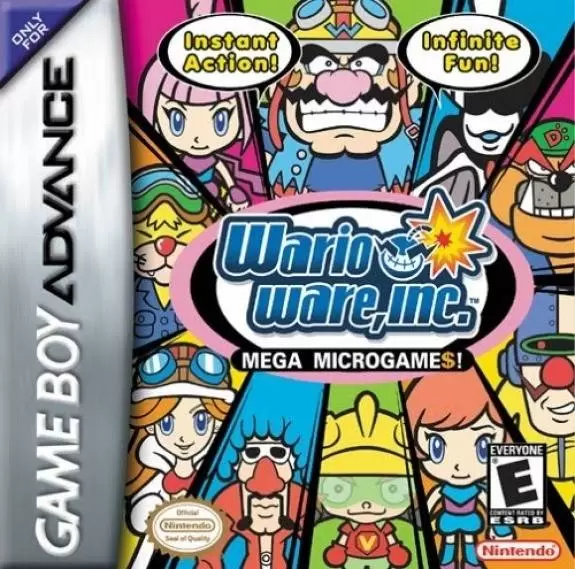 Jeux Game Boy Advance - WarioWare, Inc.: Mega Microgames!