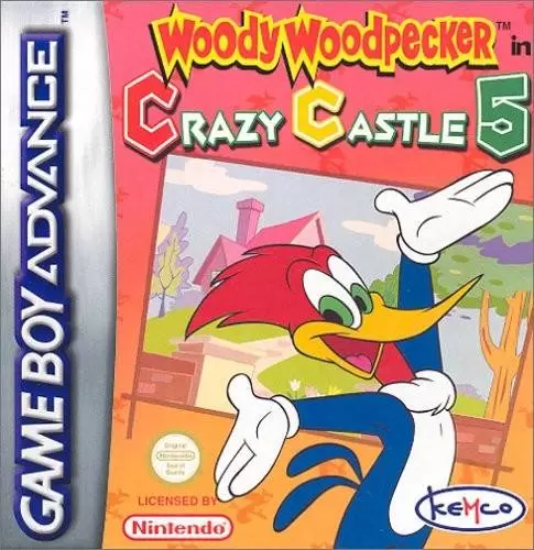 Jeux Game Boy Advance - Woody Woodpecker in Crazy Castle 5